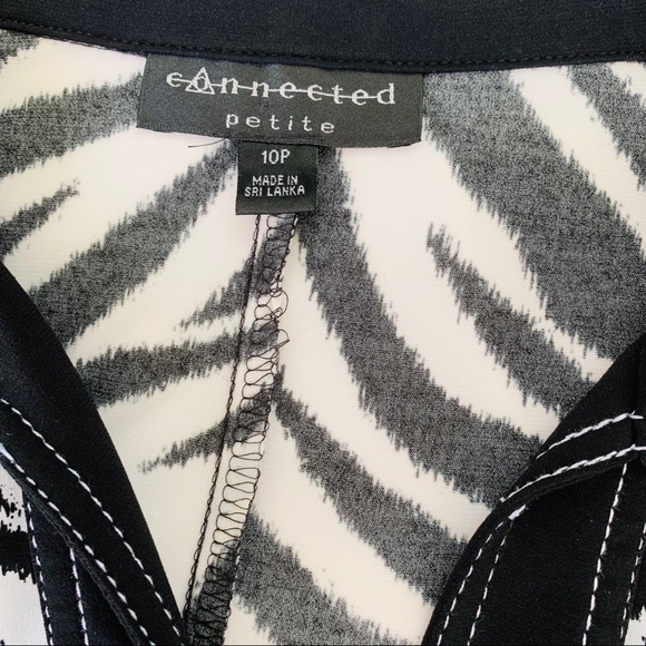 Connected Apparel Nordstrom Zebra Print Dress - Picture 4 of 5